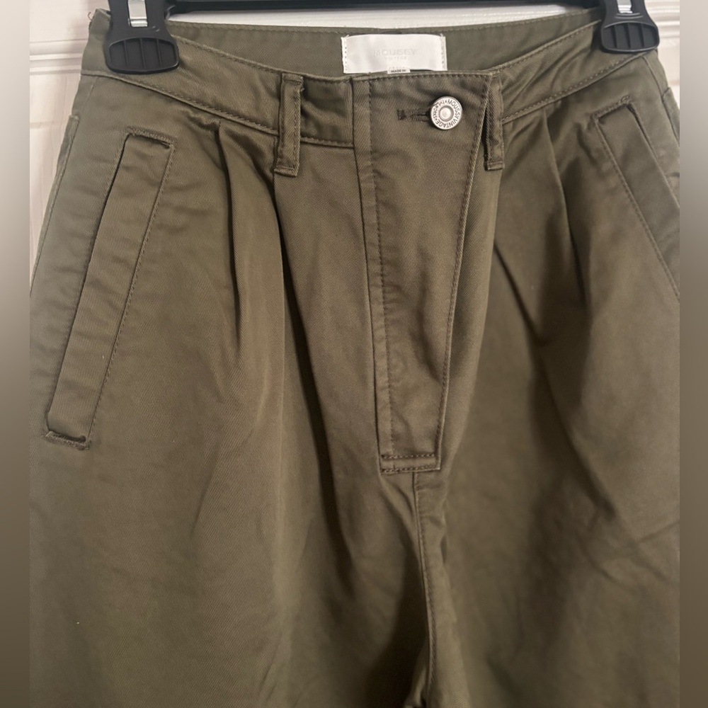 Moussy Olive Green Wide Leg Utility Pants - Picture 5 of 16